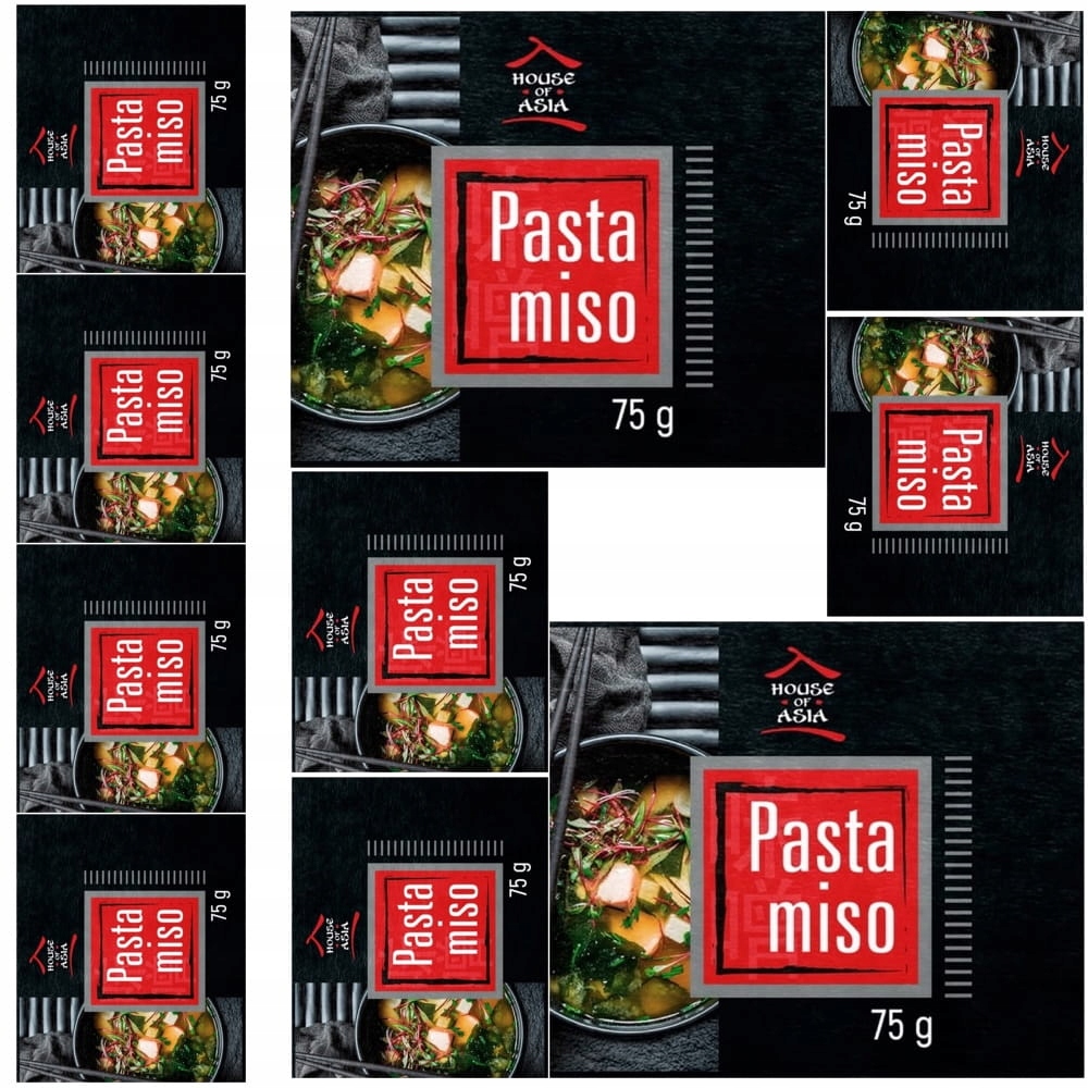 10 x Pasta na japonskou polévku Dashi Miso Japonské sáčky 75 g House Of Asia