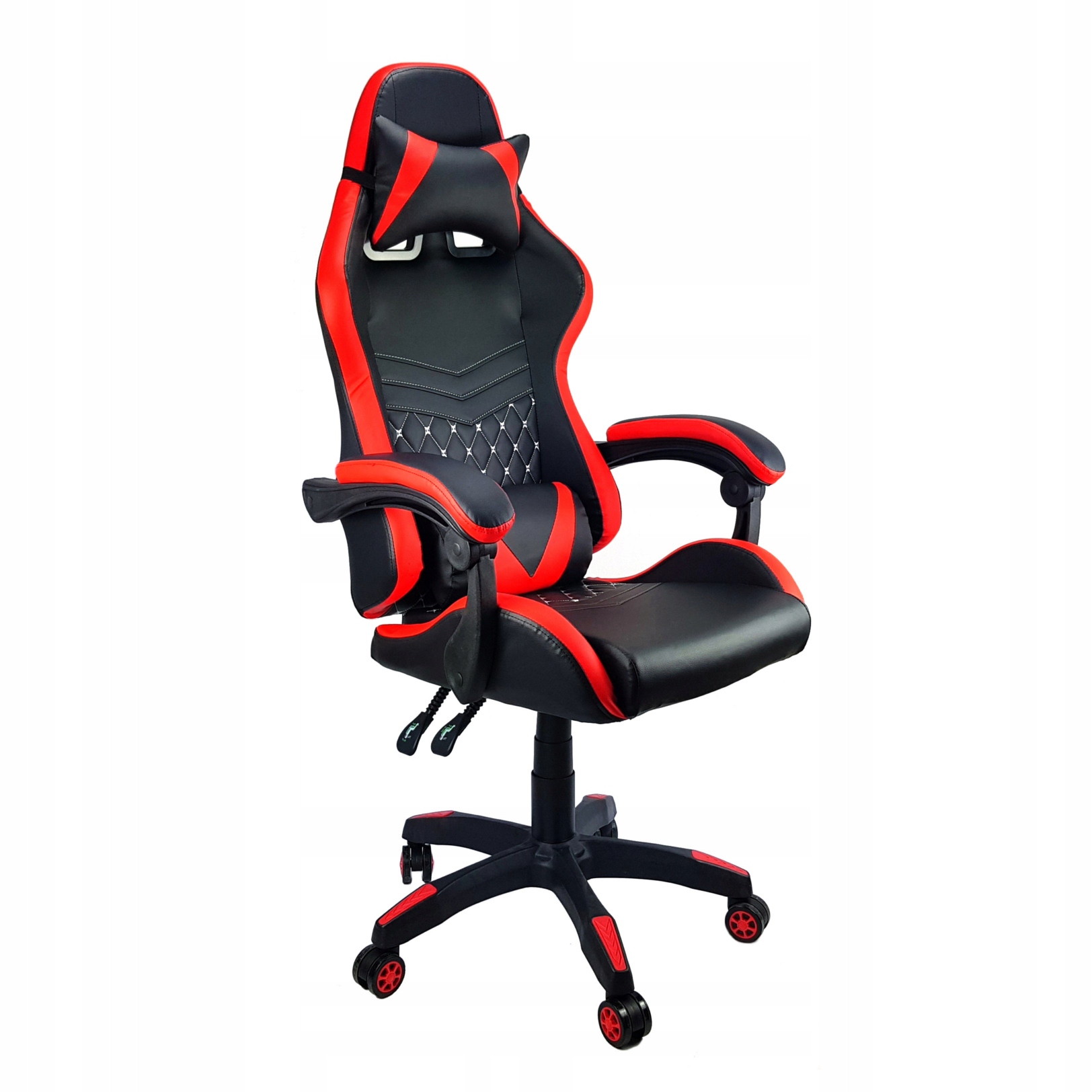 

Fotel gamingowy obrotowy gracza Chili Red Hexagon