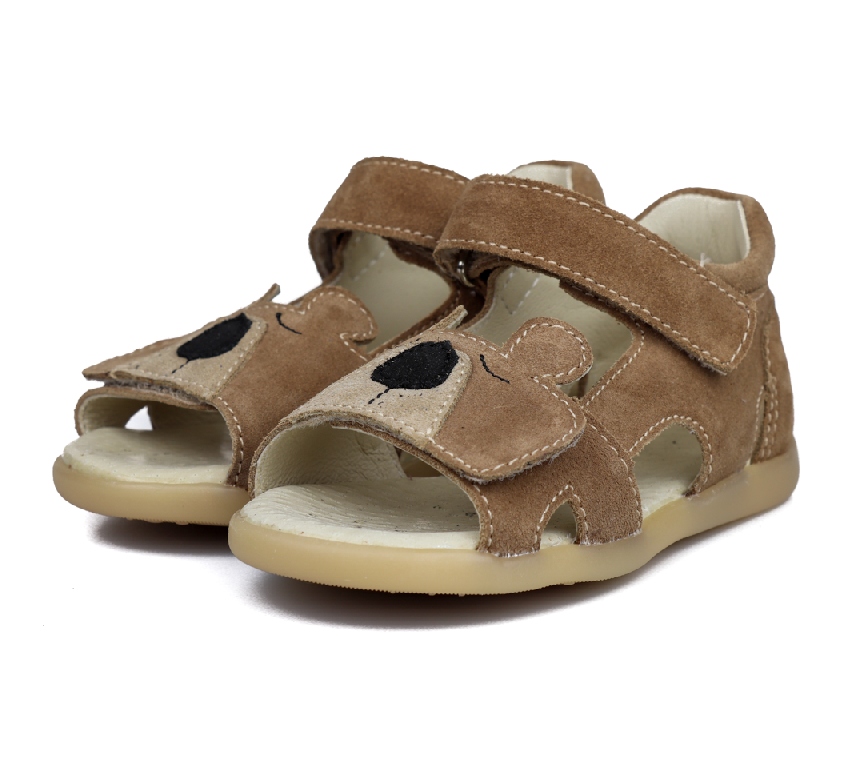 

Skórzane sandały Mido Noster 21-23 Brąz miś 20