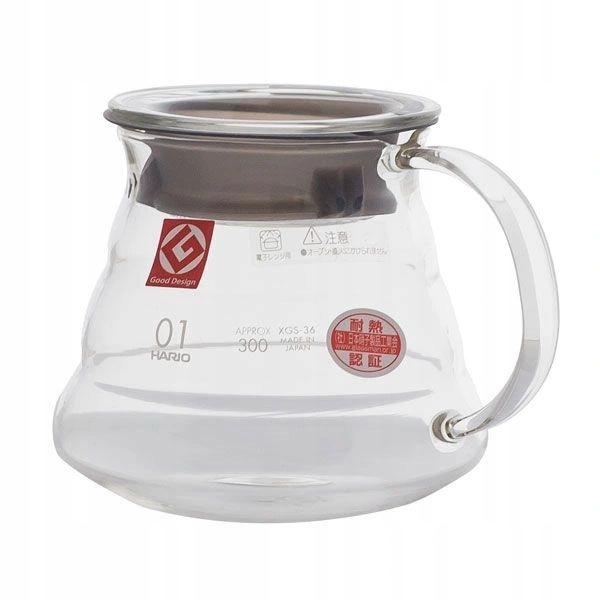 Hario Dzbanek Range Server Szklany V60-01