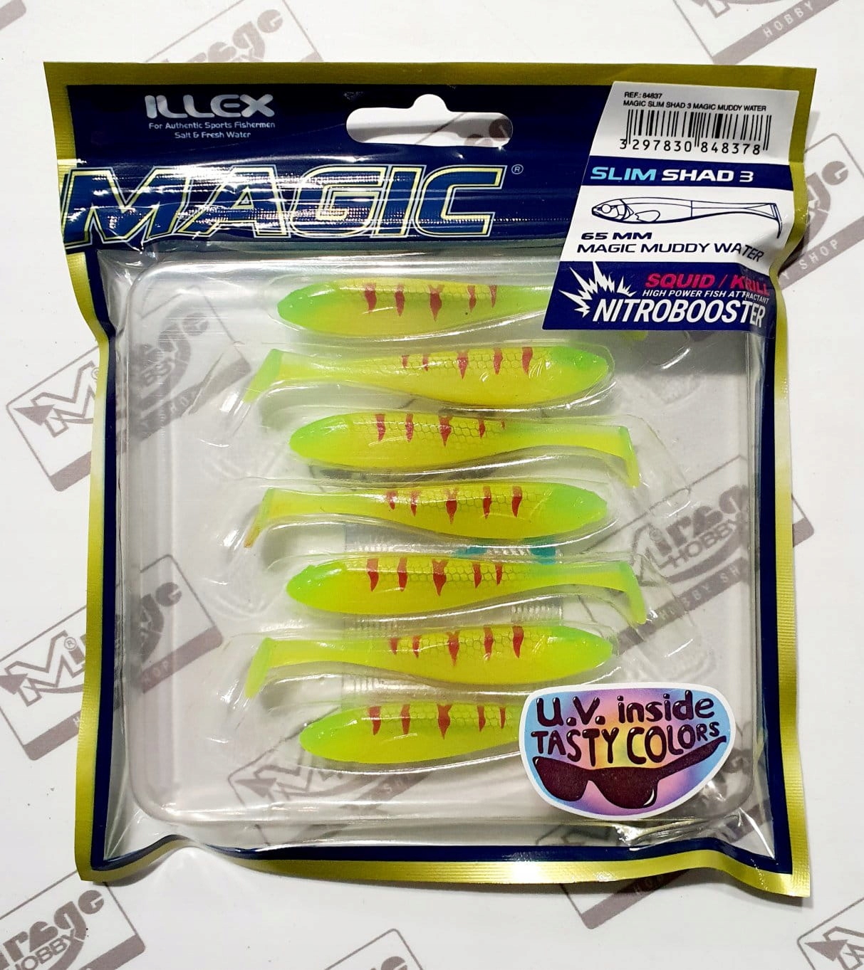 Guma Illex Magic Slim Shad 3 (6,5cm) Magic Muddy Water Na Sandacze