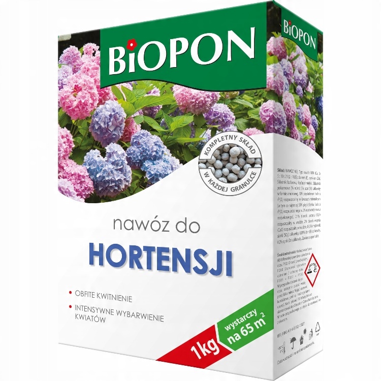 

Nawóz Biopon do Hortensji granulat 1 kg