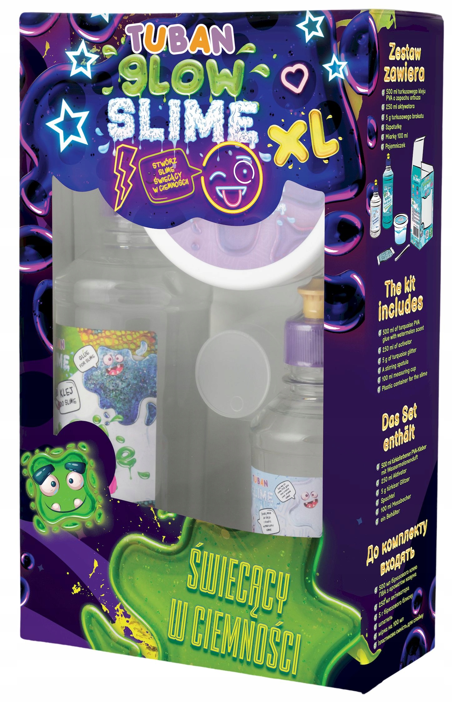 

Zestaw Robienia Glutów Slime Świecący Tuban