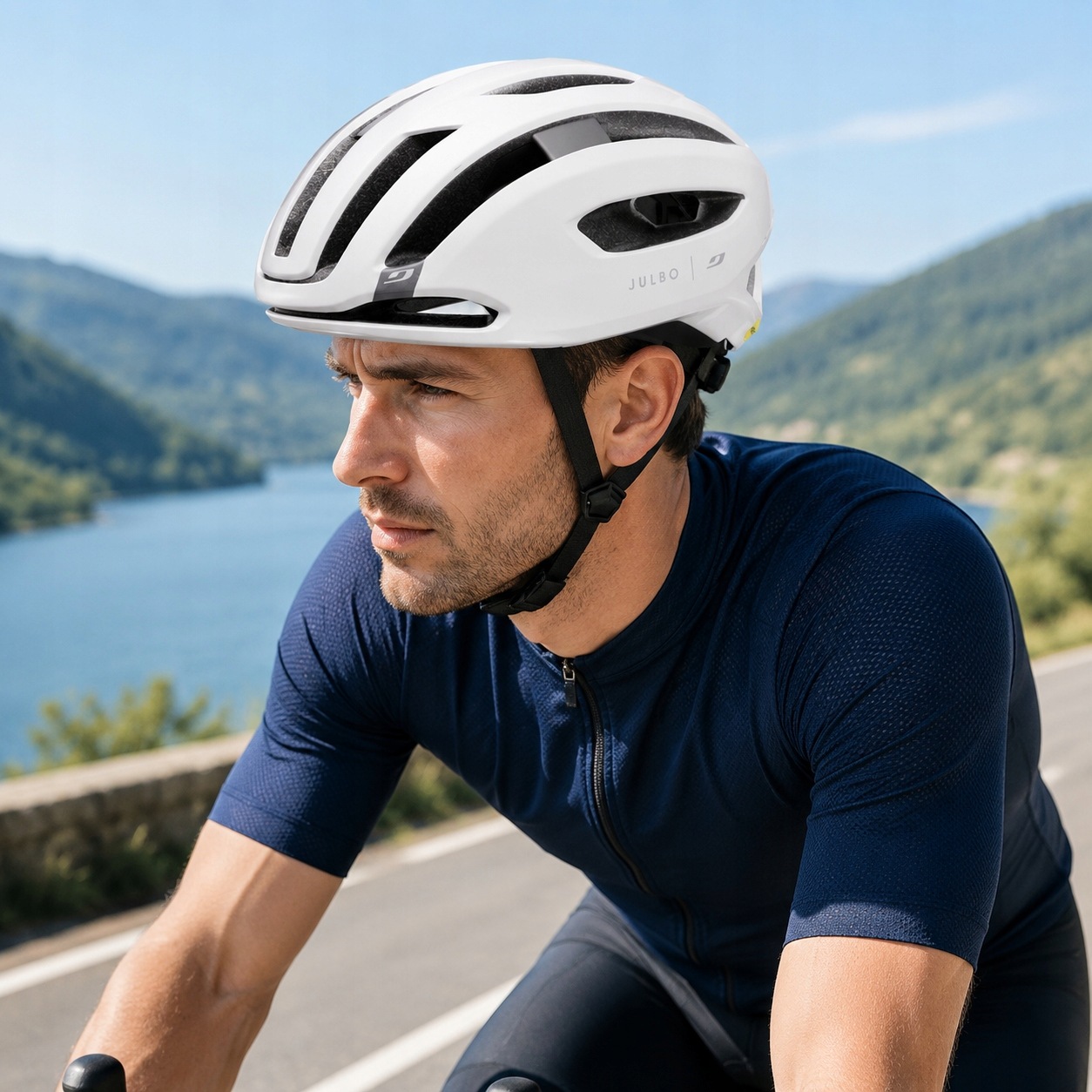 Kask szosowy Julbo Finisher Mips biały S 52–56 cm – lekki i aerodynamiczny