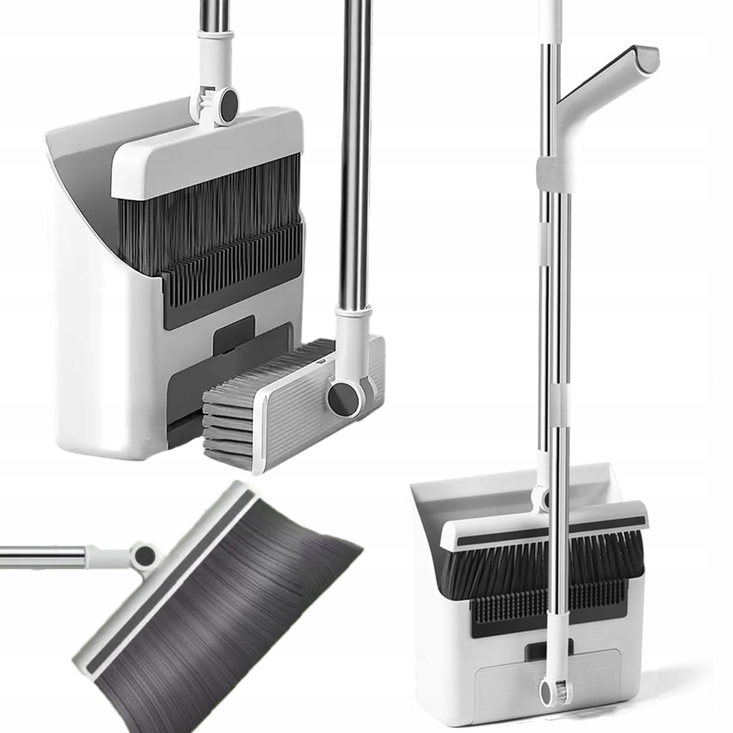 Sada Na Úklid Leniuch Kartáč Smetáček Smetáček Lopatka Na Tyči
