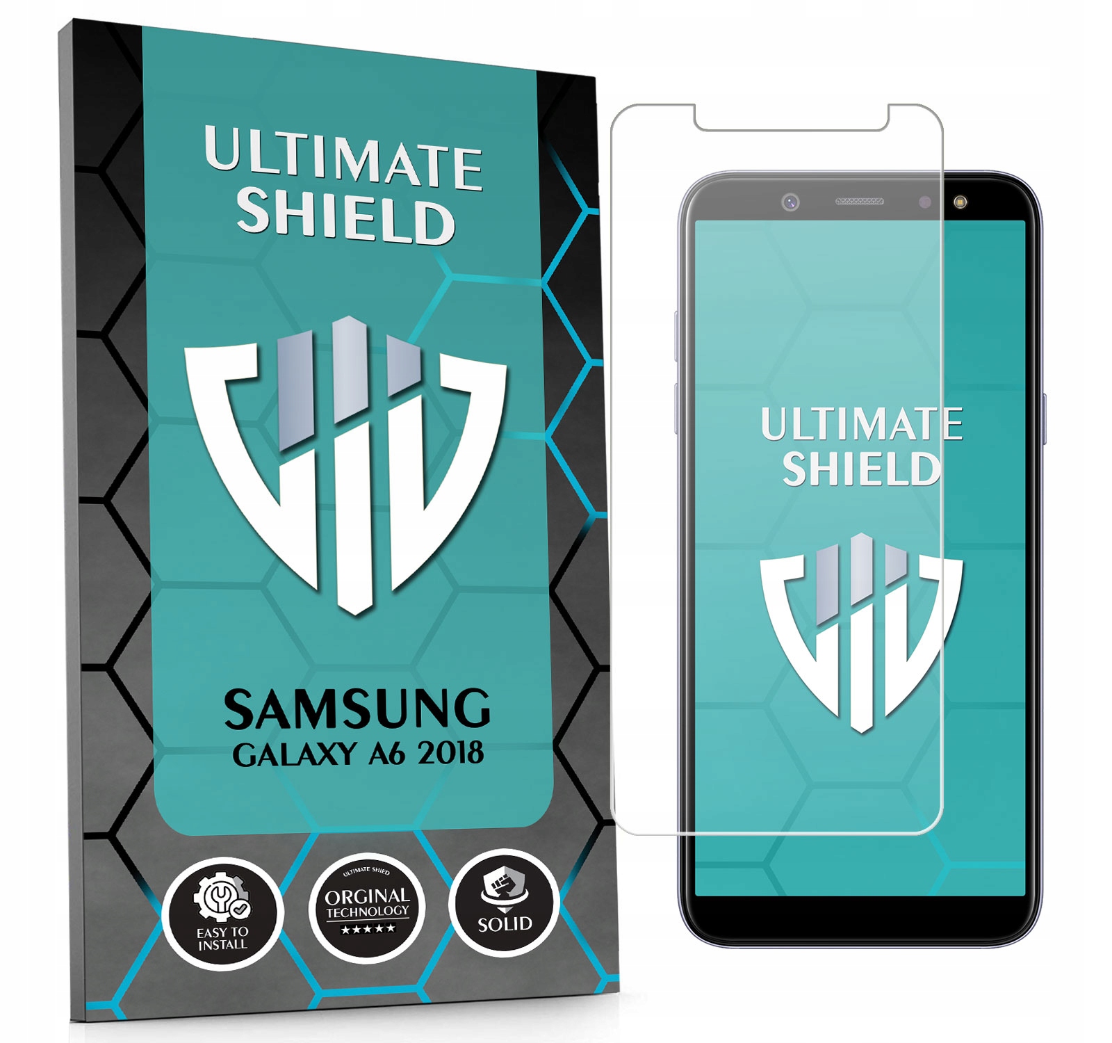 Sklo 3x Displej 7x Fotoaparát Rychlý Objektiv Pro Samsung Galaxy A6 2018