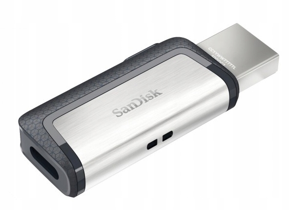 Szybki Pendrive SanDisk Dual Drive USB-C 128GB OTG Szyfrowanie brak informacji