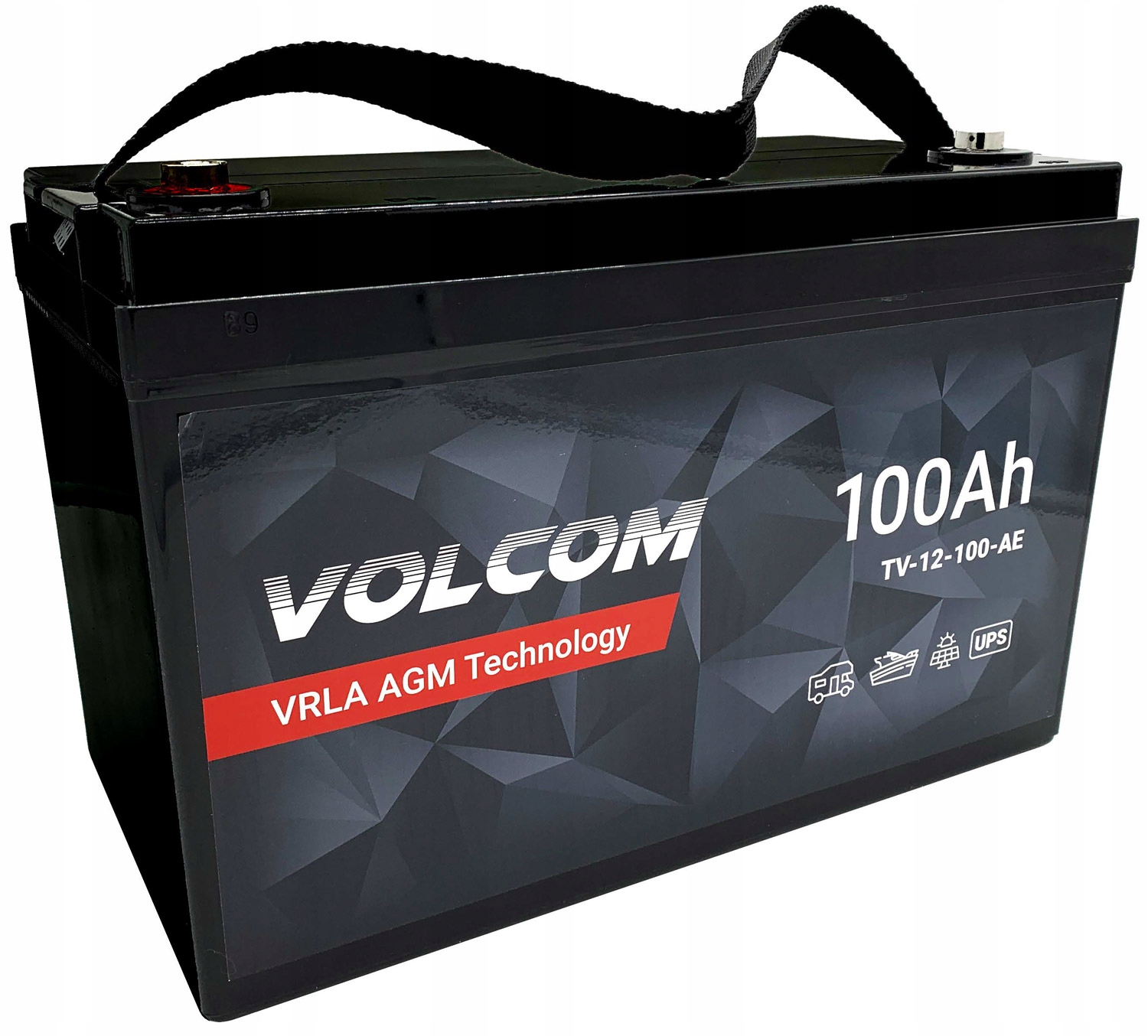 

Akumulator Agm Volcom Bezobsługowy Vrla 12V 100AH