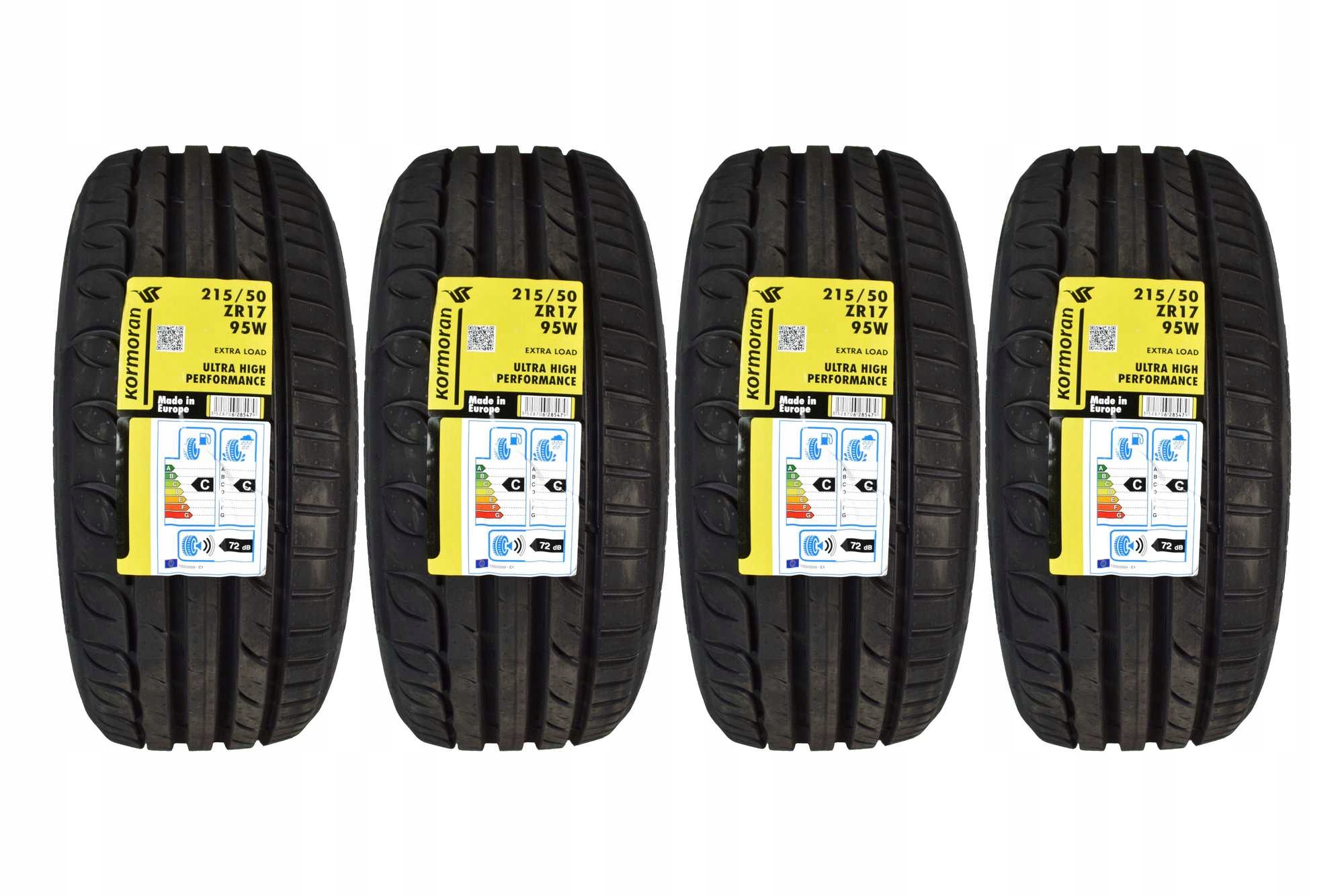 4 Opony letnie 215/50R17 KORMORAN UHP Ultra High Performance 2024 r ...