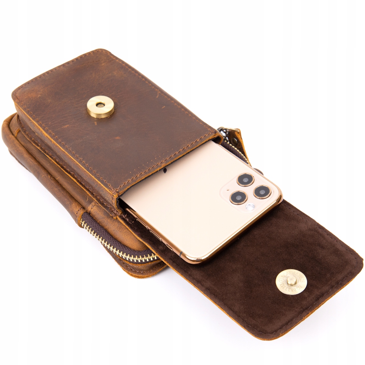 Nerka do paska Vintage smart brązowy 20419 Model smart