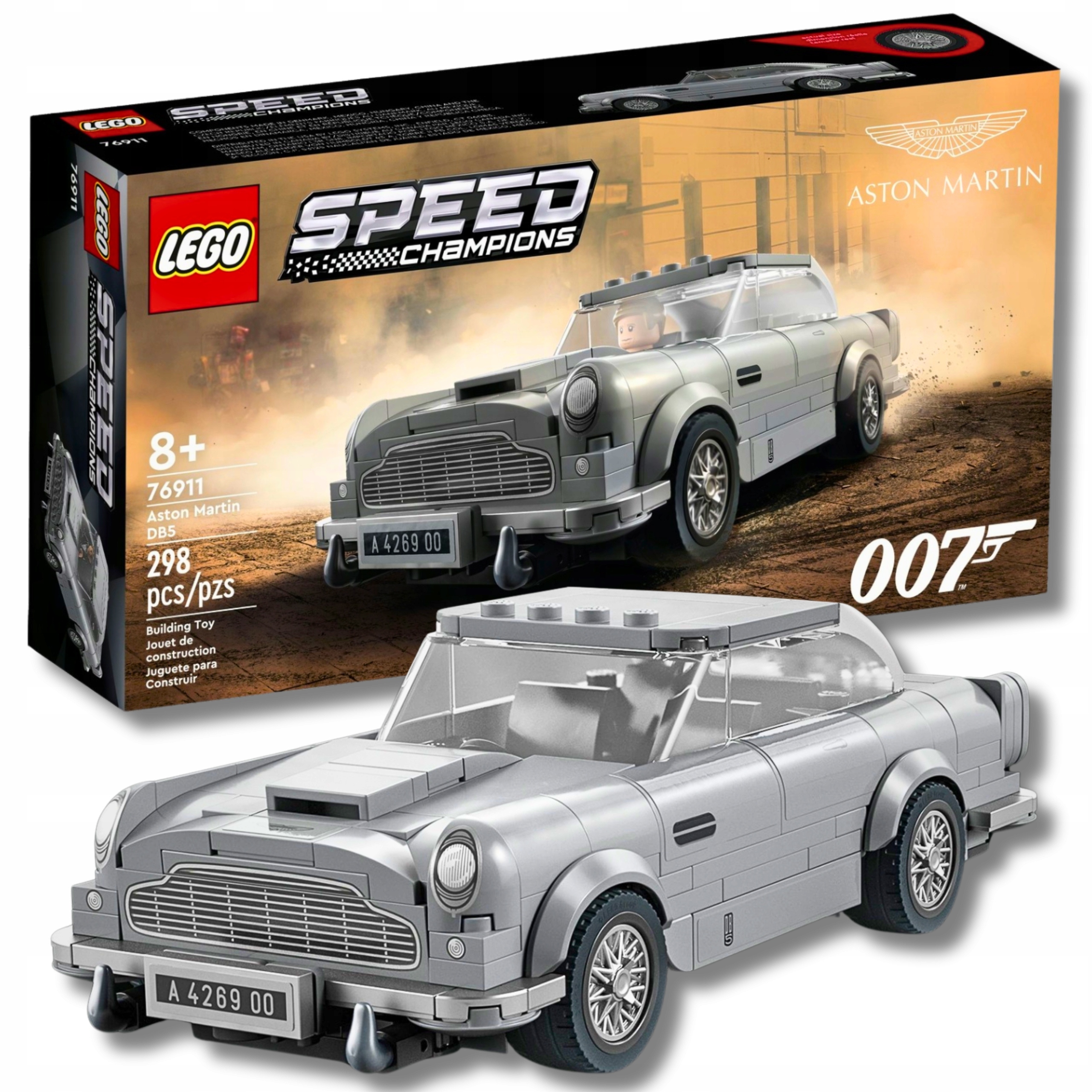 LEGO SPEED CHAMPIONS АВТОМОБІЛЬ ASTON MARTIN DB5 НАБІР АВТО БЛОКІВ ПОДАРУНОК