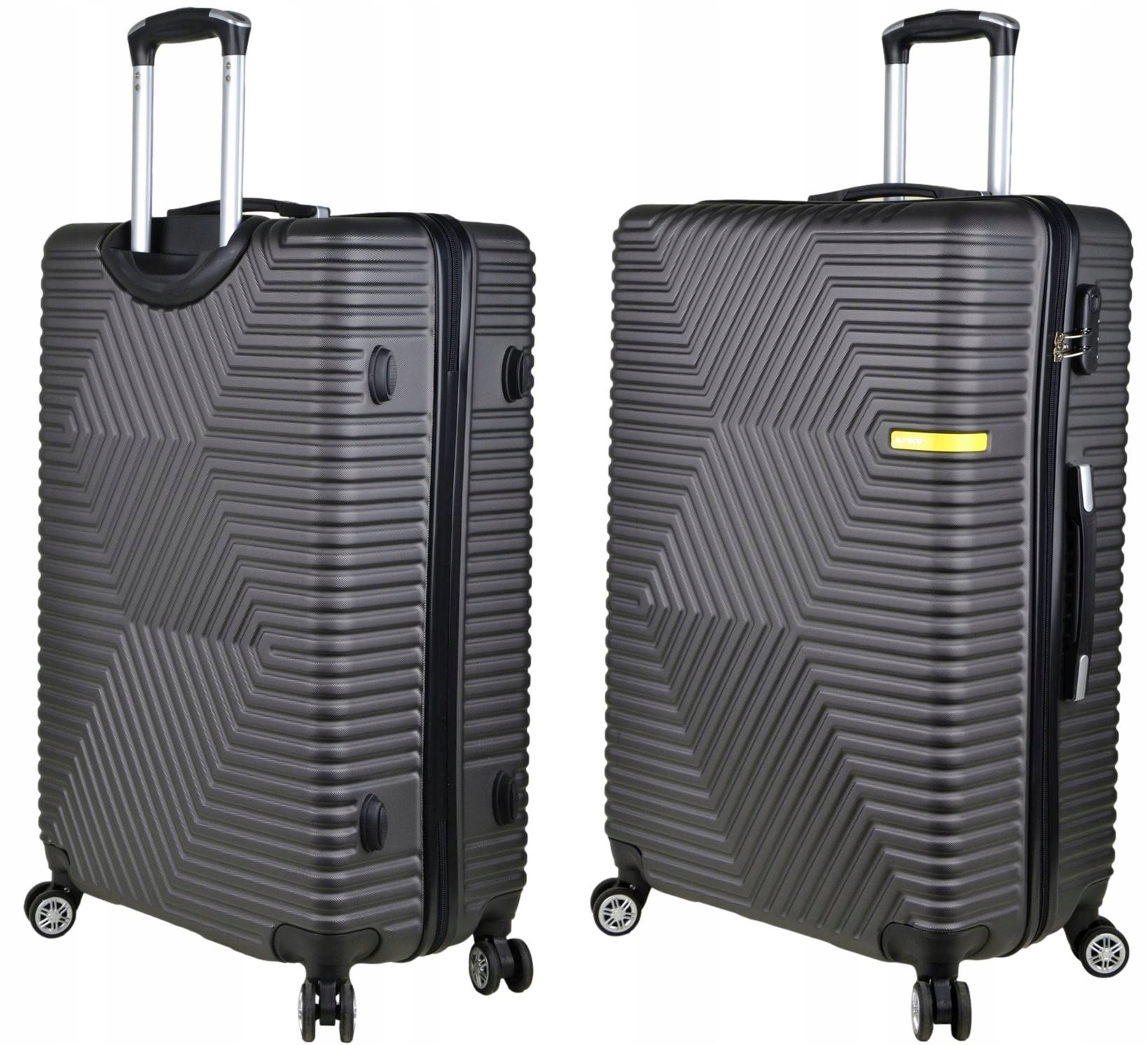 Duża Walizka Poliwęglan Firmy Sunbag Model Libra 90 Litrów kolor grafit