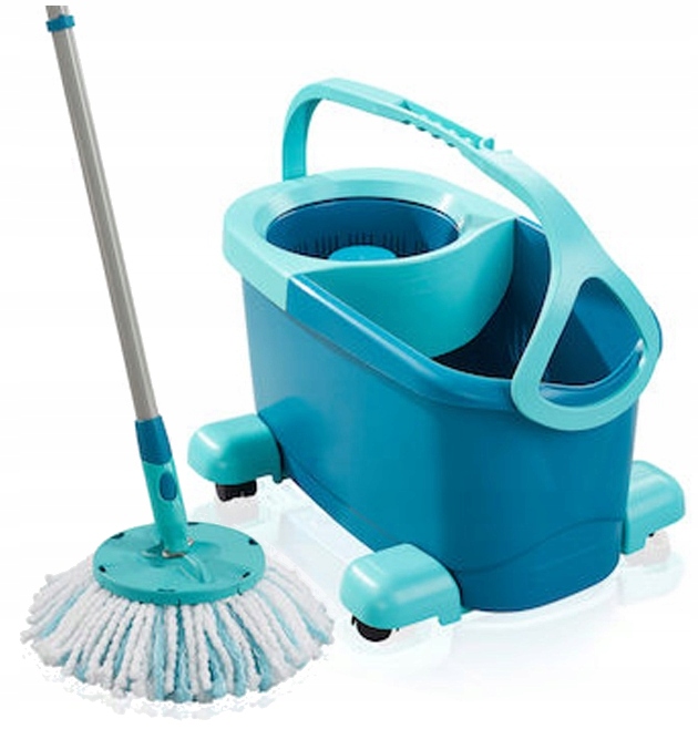 Leifheit Zestaw Mop Obrotowy Na Kółkach Wiadro Clean Twist Ergo