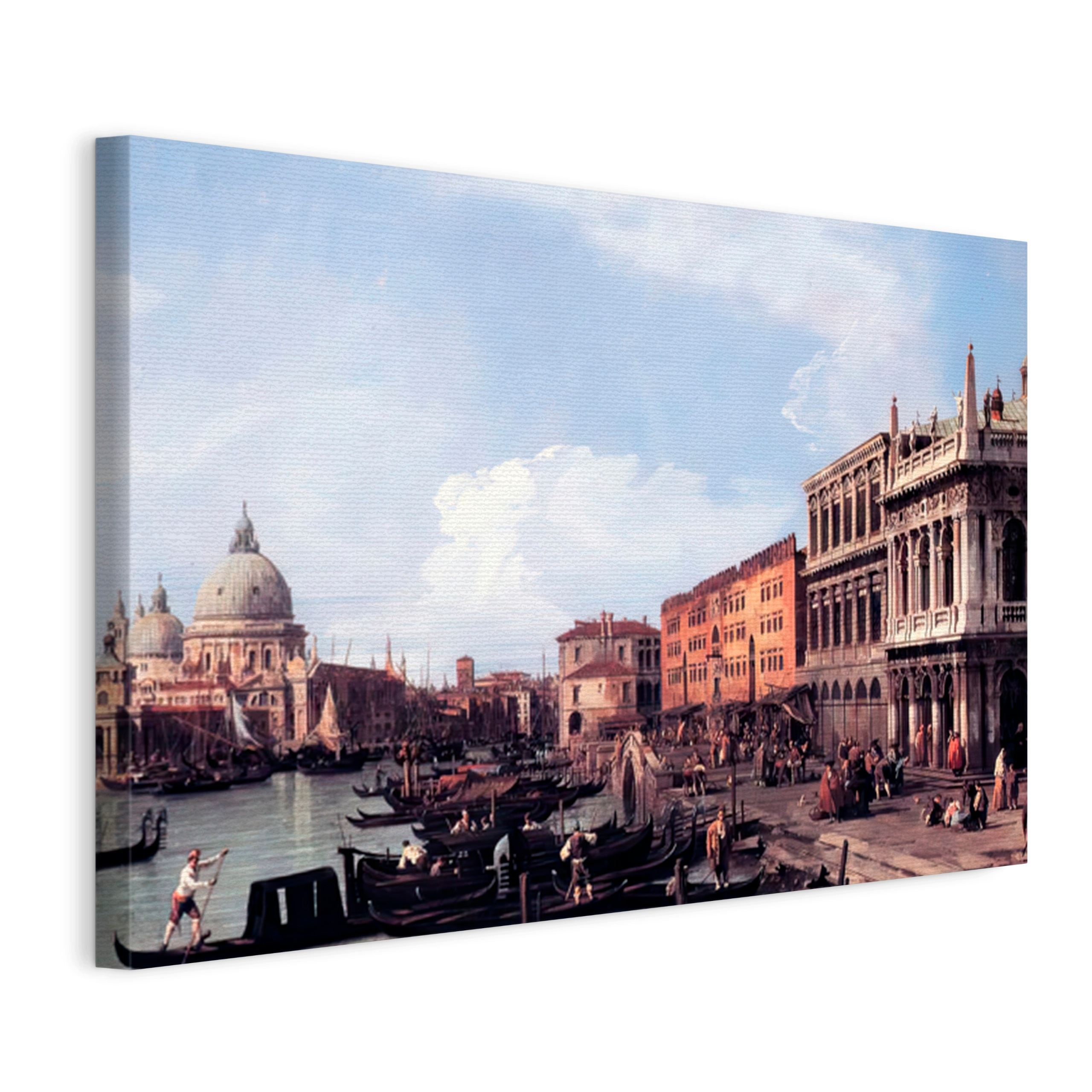 Obraz na plátně Canaletto Molo, Pohled na západ, plátno 45x30
