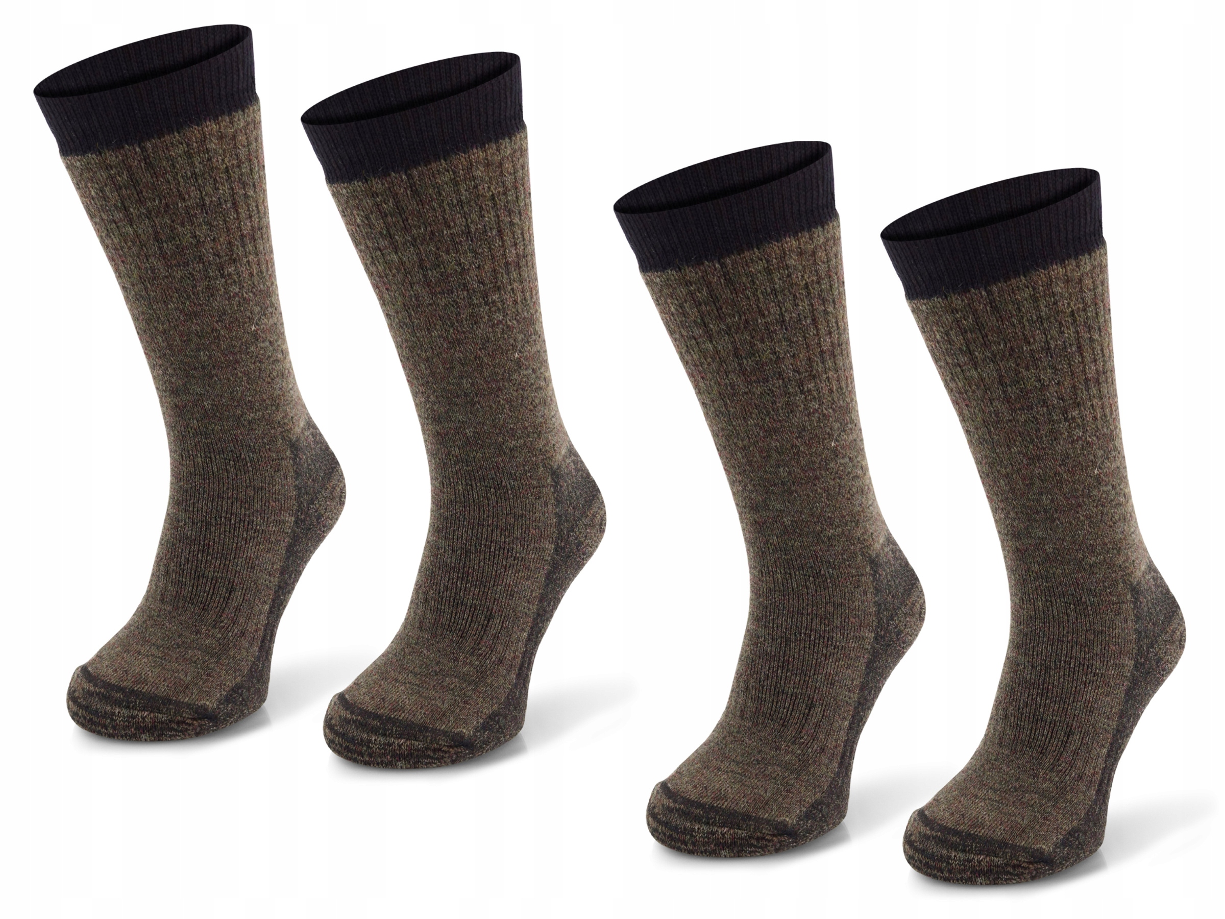 Sada teplých trekových ponožek na zimu 80% merino koně Comodo 2PAK