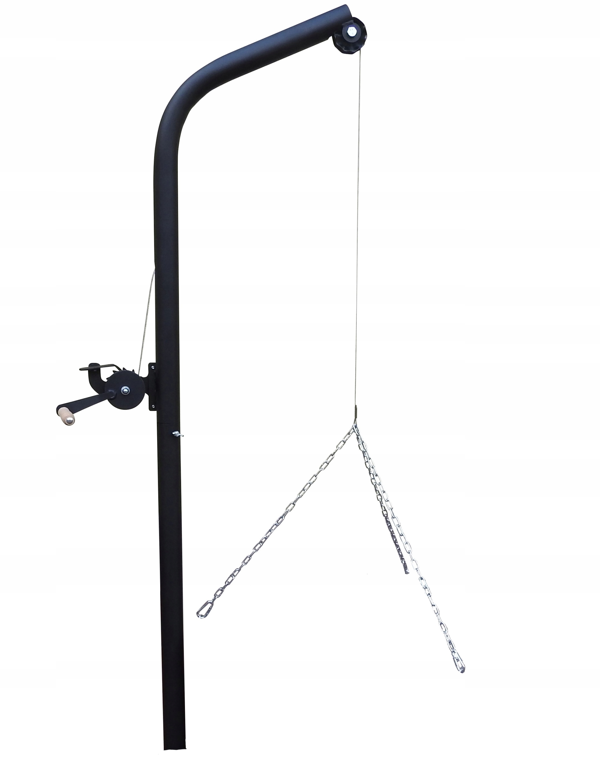 Grill ogrodowy ogniskowy żuraw wysięgnik ramię do grilla ogrodowego 180 cm