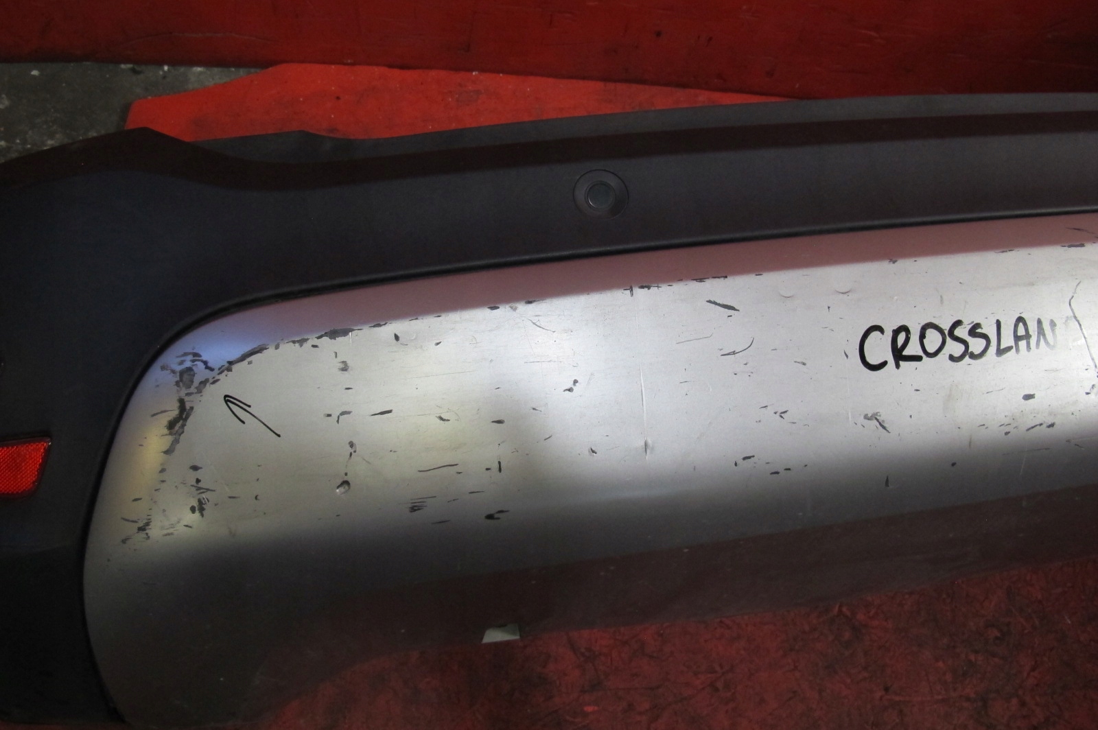 Opel Crossland X P17 H75 bumper rear part rear accessories diffuser sensors PDC
