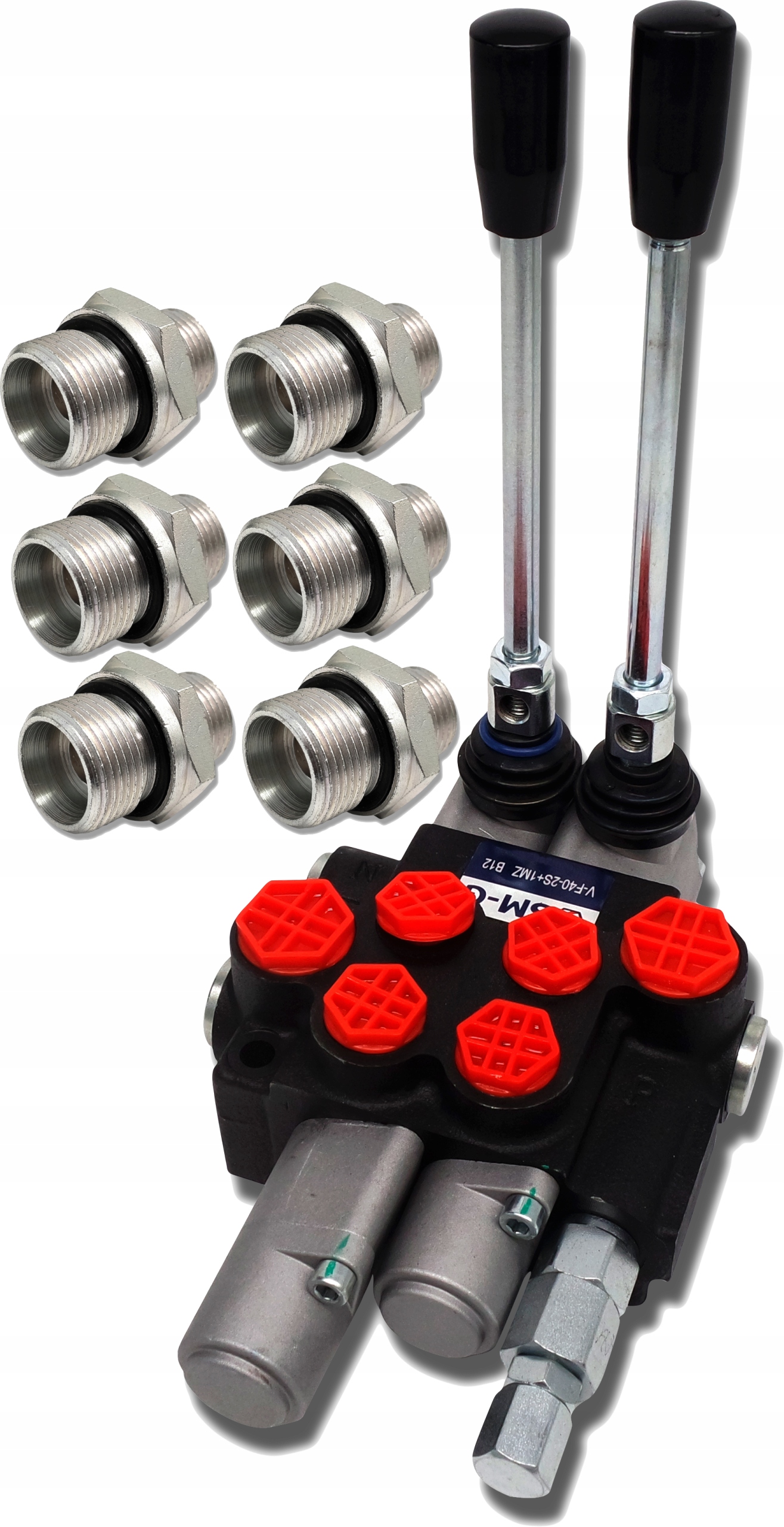 Rozdělovač Hydraulický 2SEKČNÍ 40 L Motorová Západka Přípojky