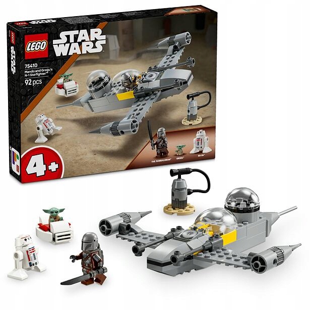 Lego Star Wars 75410 Mando, Grogu a stíhačka N-1 Starfighter