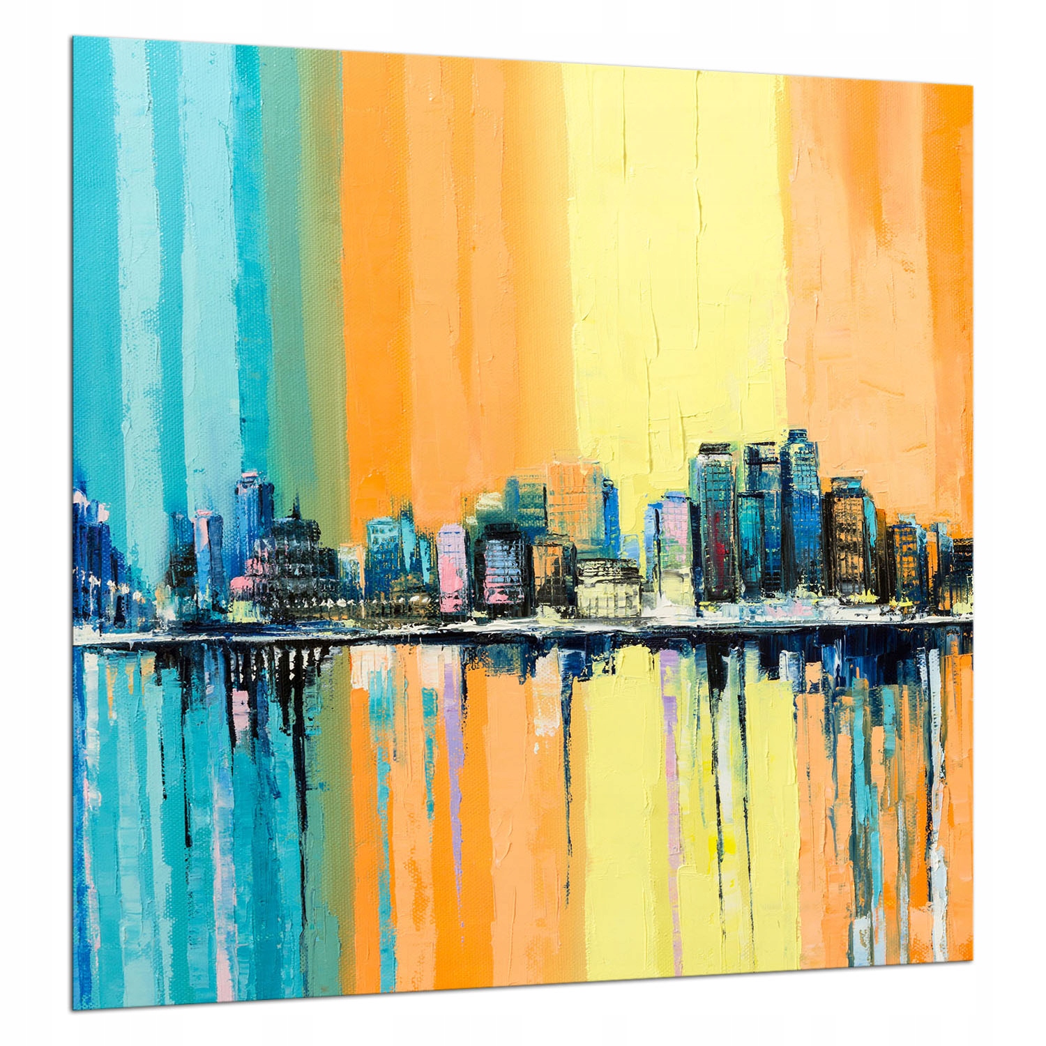 Skleněná Ochranná Deska 60x65 Město