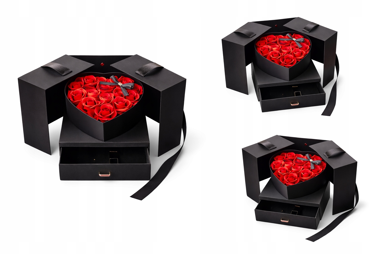 Růže V Krabičce Srdce Luxusní Dárek K Valentýnu A Narozeninám