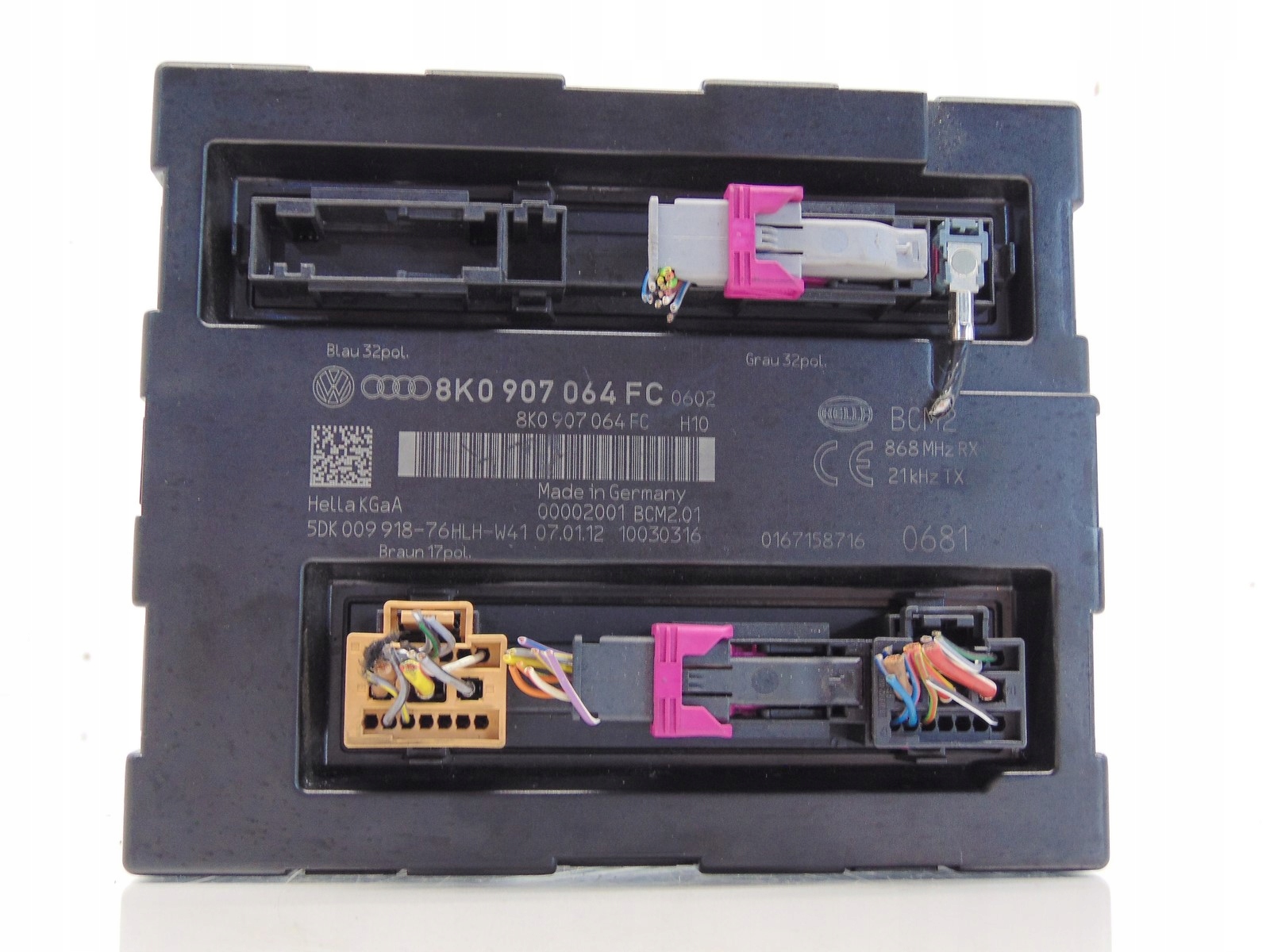 modulo Centralina KOMFORTU AUDI A4 B8 LIFT 8K0907064FC
