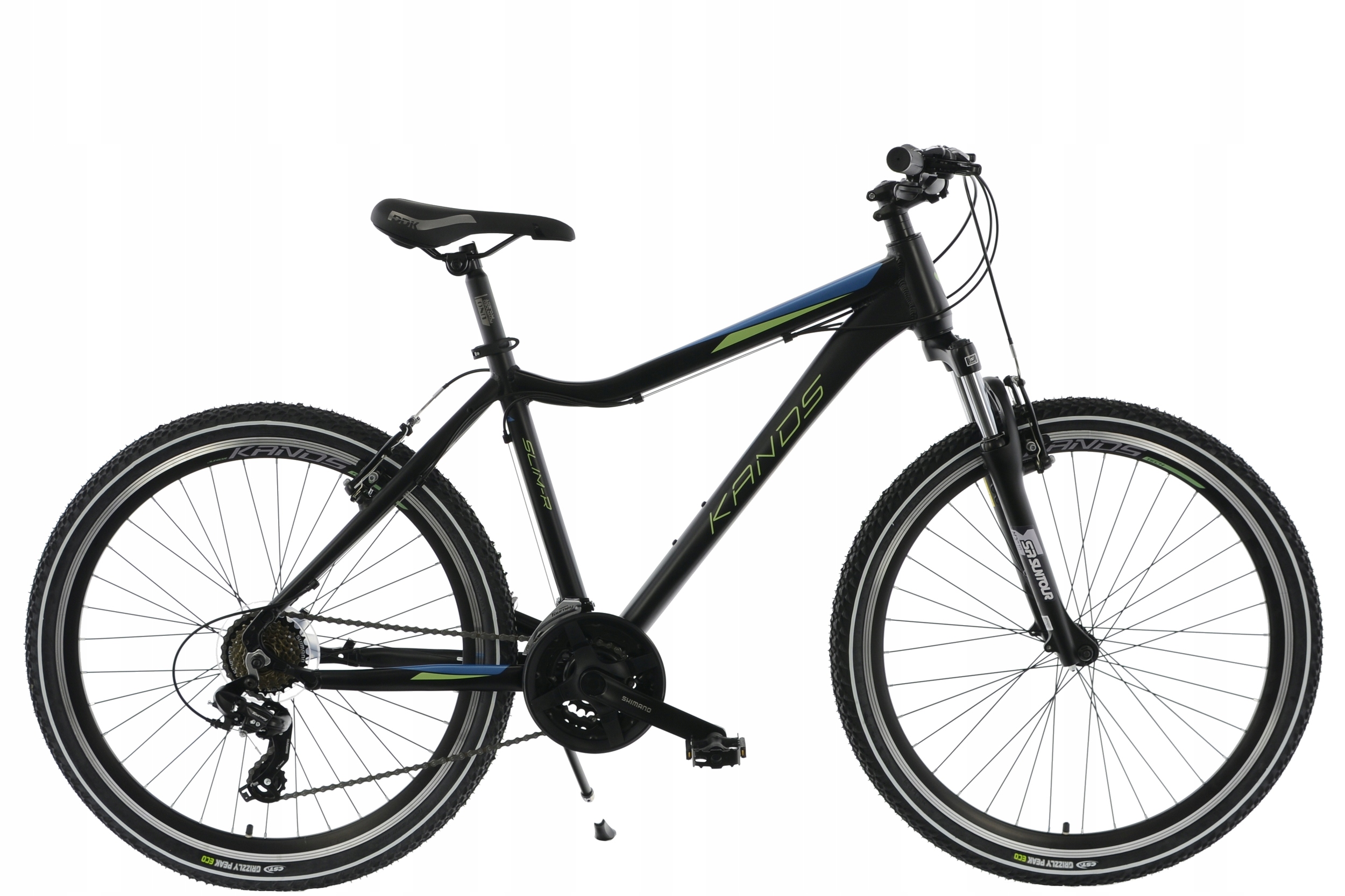 Rower górski Mtb Kands Slim-R K26 R18 czarny amortyzator napęd Shimano
