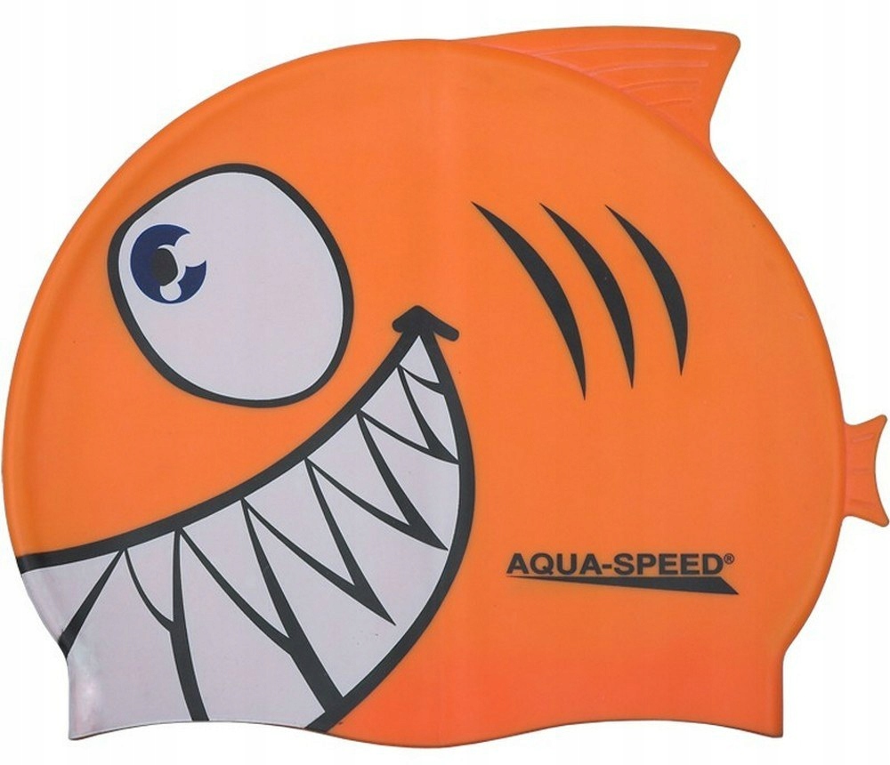 Czepek pływacki dla dzieci Aqua-Speed pomarańcz