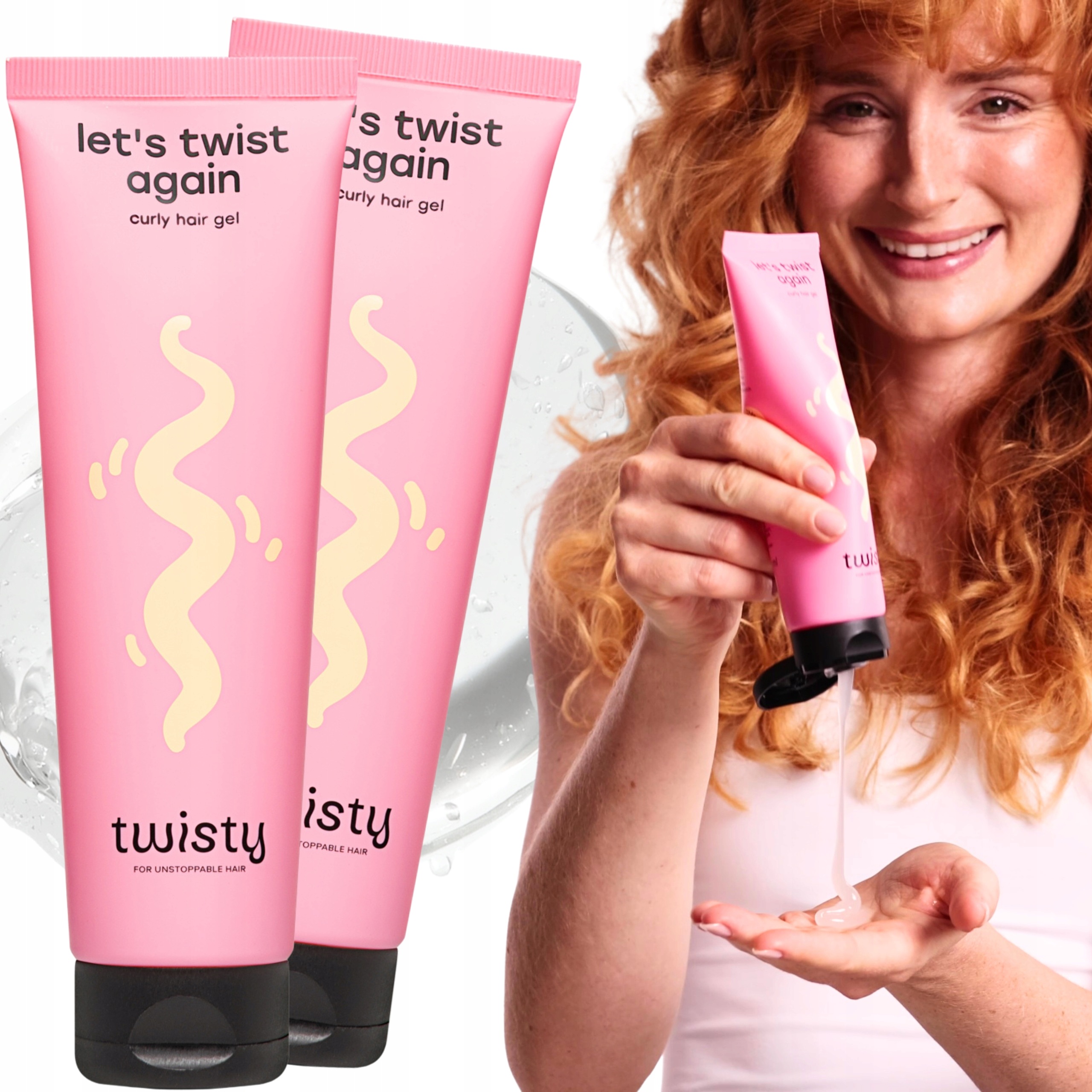 Żel Do Stylizacji Włosów Kręconych Nawilżający Zmiękczający Twisty
