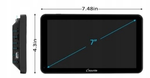 RADIO SAMOCHODOWE CARPURIDE 7' IPS Dotykowy Android APPLE Auto Car Play Marka bez marki