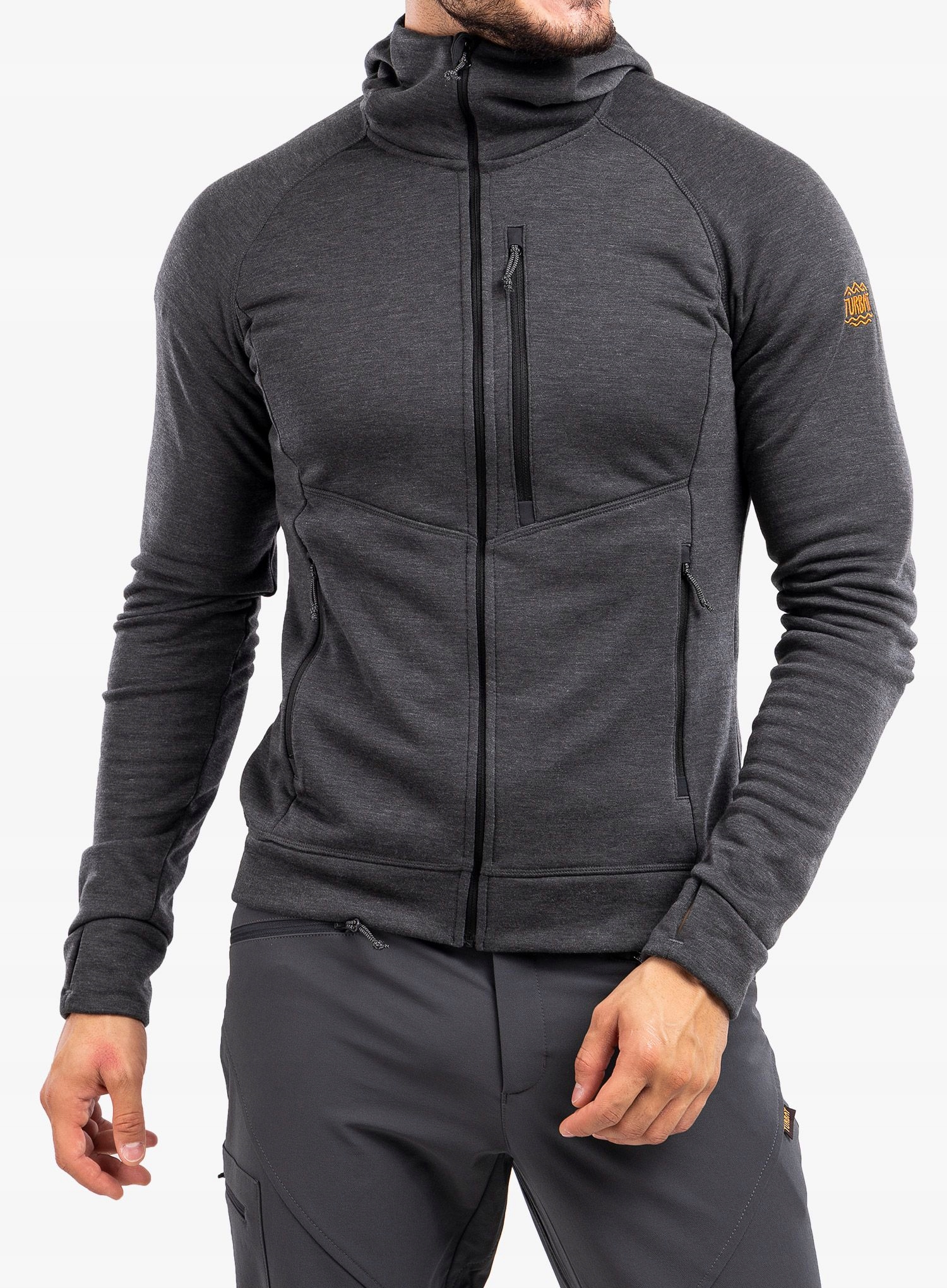 Mikina fleecová Turbat Peak jet black S