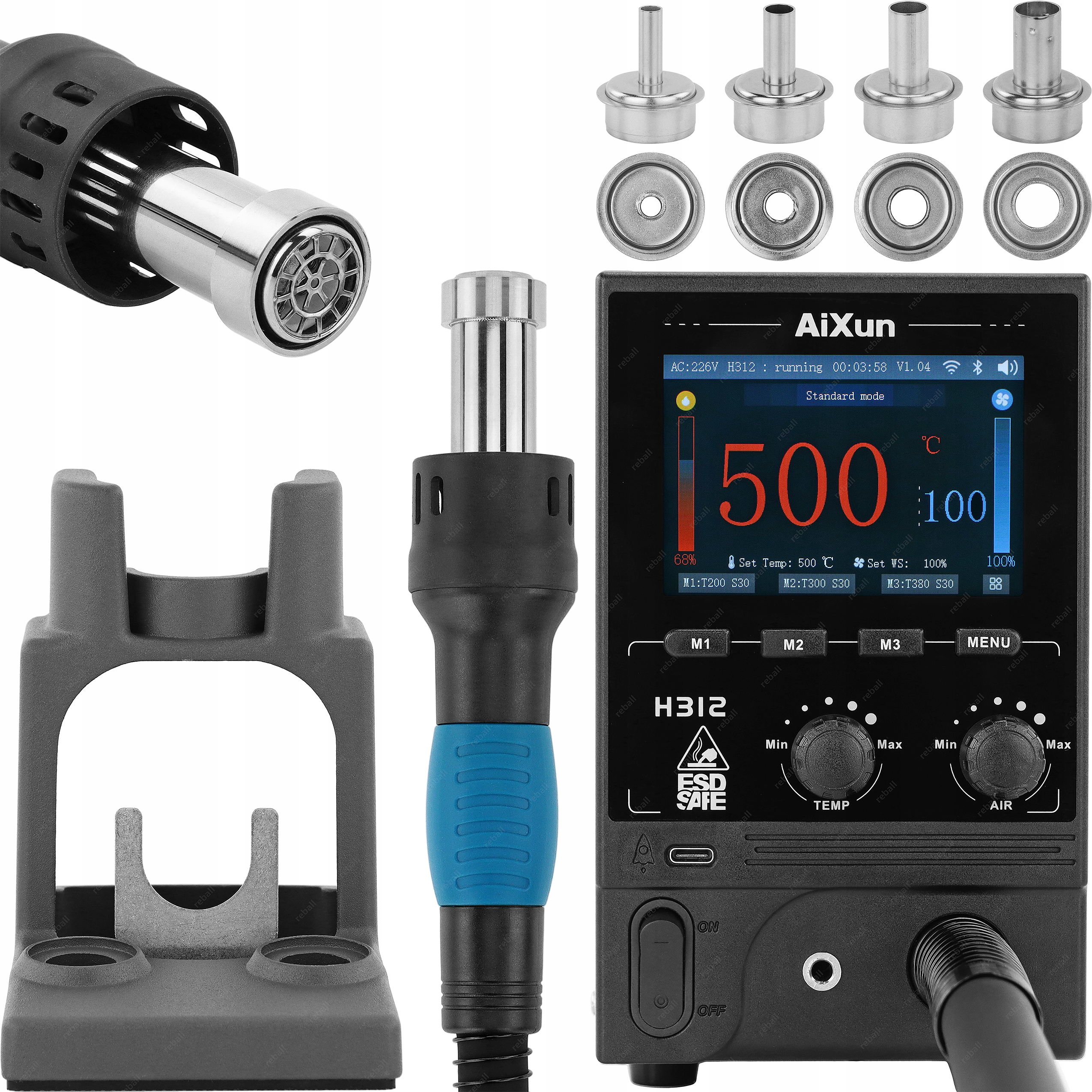 Horkovzdušná Pájecí Stanice Aixun H312 1400W