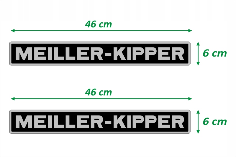 NAKLEJKA NAKLEJKI - MEILLER-KIPPER - 2 szt.