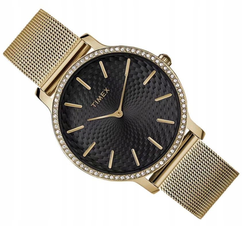 Dámské Zlaté Hodinky Timex TW2V52300 Fashion 50 M