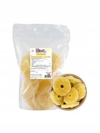 2x Brat Ananasová kandovaná náplast 1 kg