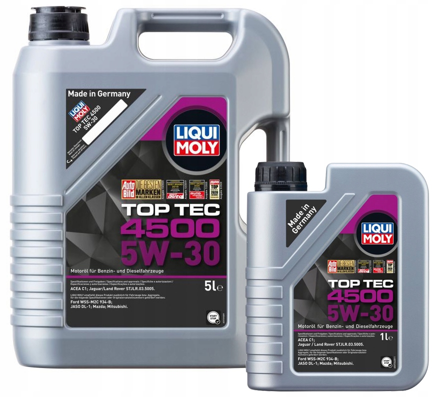 Olej Liqui Moly 5V30 Top Tec 4500 Benzín Diesel 6L