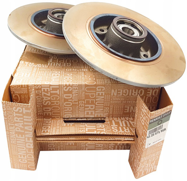 4320 075 - RENAULT MEGANE III ЗАДНИЕ ТОРМОЗНЫЕ ДИСКИ 260,2 ММ