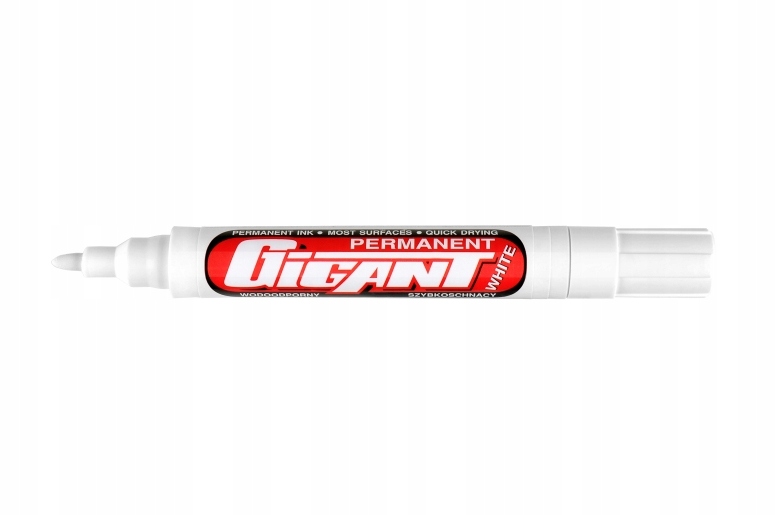 

Marker permanentny Kamet Gigant okrągły biały