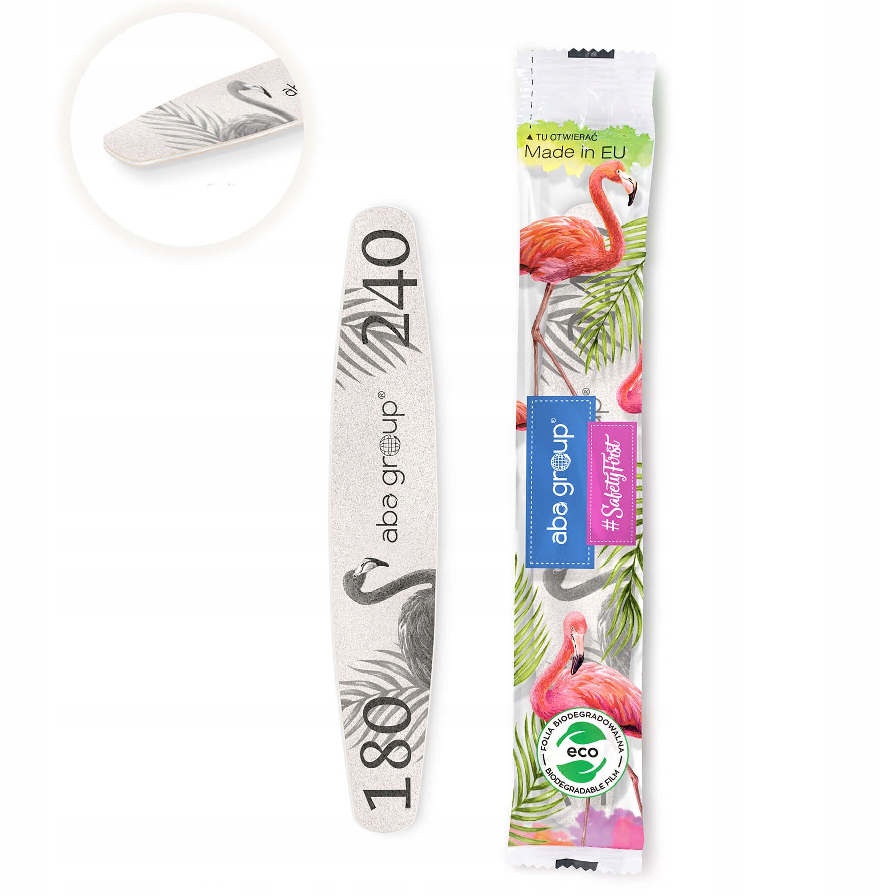 Pilnik do paznokci Elipsa 180/240 Slim Folia Aba Marka Aba group