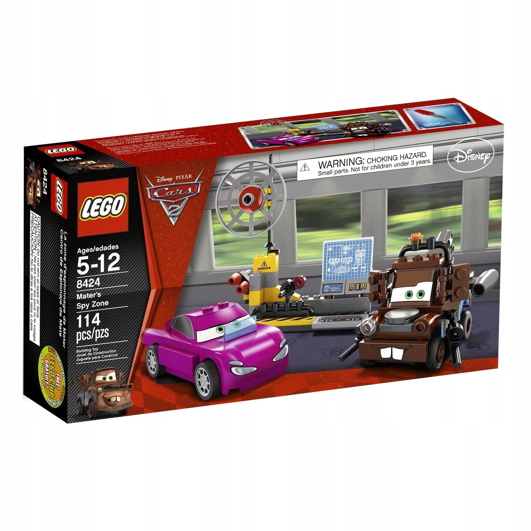 Lego Auta Cars 8424 Złomek Superszpieg Disney Misb 2011 mikołaj choinka