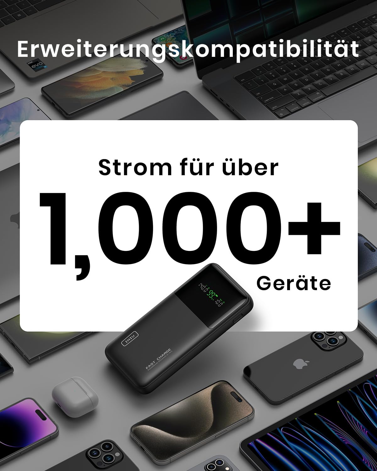 INIU Power Bank 27000mAh 140W USB C Dla Telefonów i Laptopów — miniatura 7
