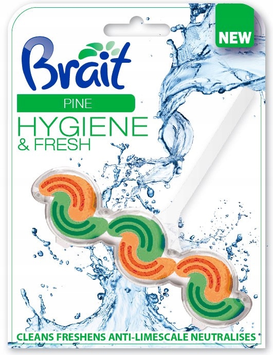 

Brait Kostka toaletowa 2-fazowa do Wc Pine 45g