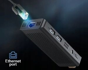 Mini PC T6 PRO 6/128GB Win10 Dual HDMI Stick RJ45 Typ dysku twardego SSD