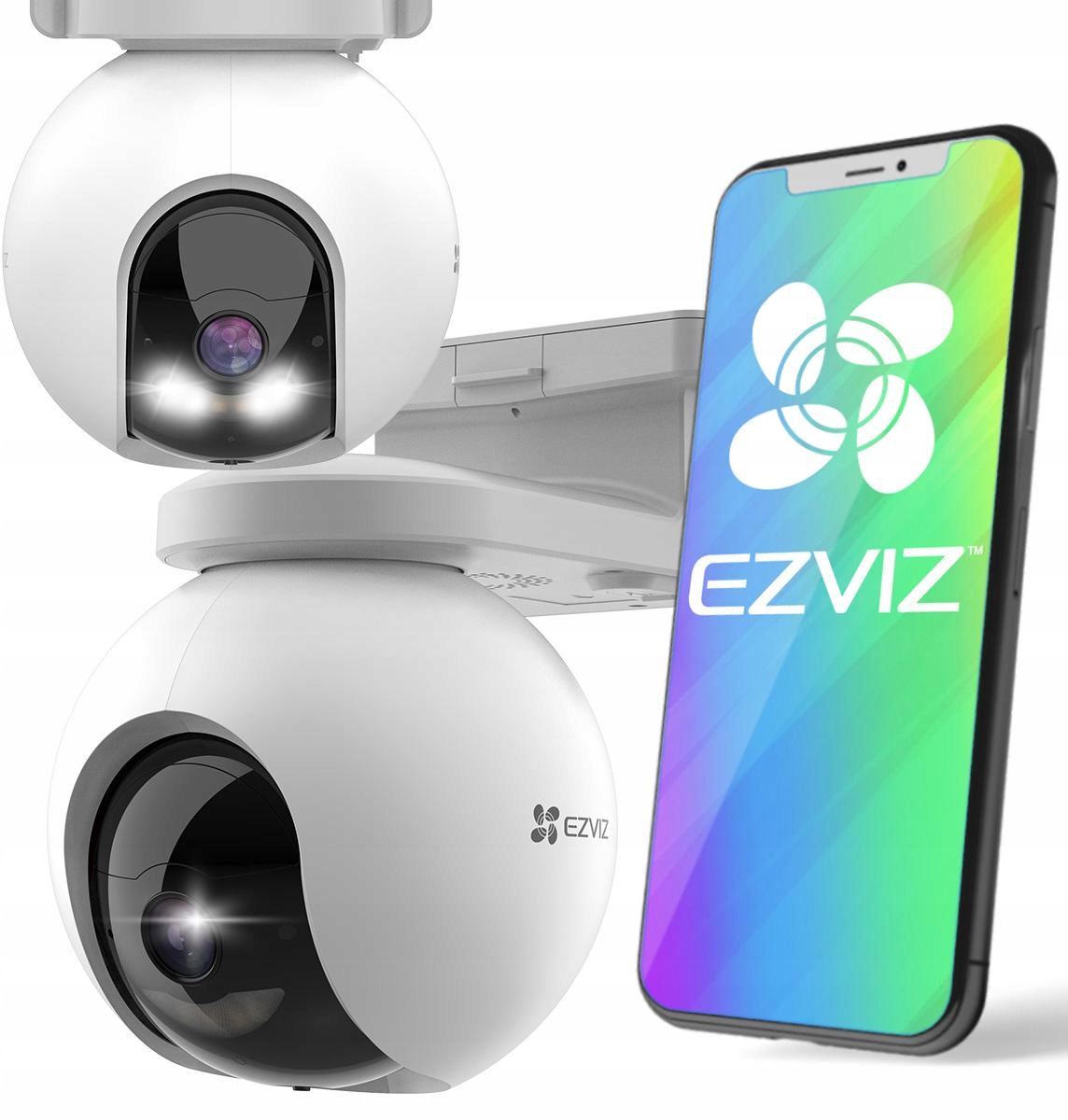 Ip kamera Ezviz EB8 4G Mobilná ochrana 360° s Gps a solárnym nabíjaním