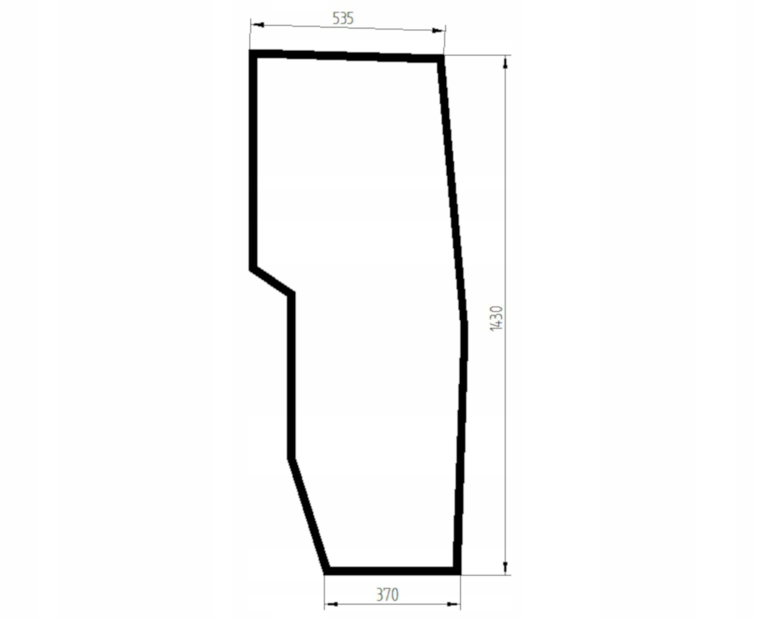 sklo Cat dveře pravé 167-1452