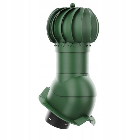 Rotačný krb Rotoline profil T35 fi 150 mm guľovitý, zelený