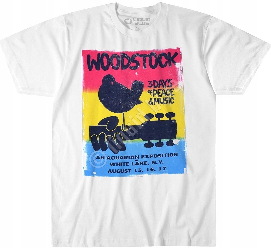 Woodstock White Like Liquid Blue 2XL