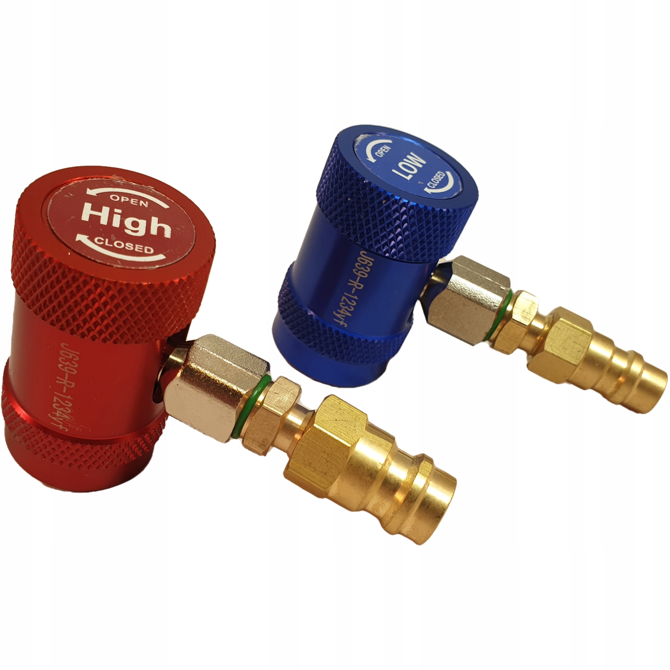 Złącza klimatyzacji R1234YF ADAPTERY R134A Marka bez marki