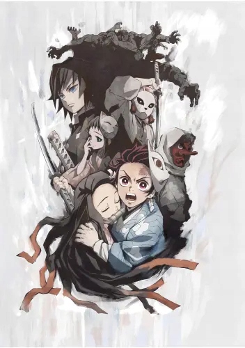 

Plakat Anime Demon Slayer KNY_065 A1+ (custom)