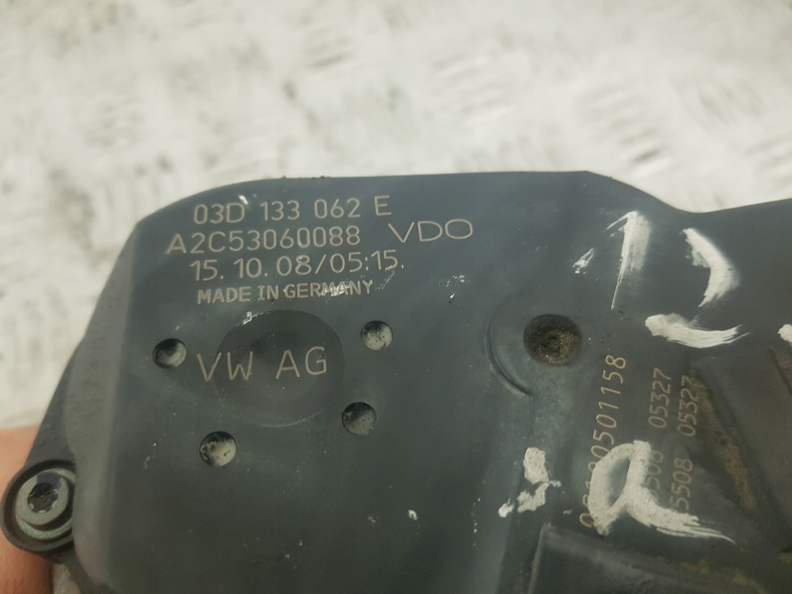 Valvola a farfalla VOLKSWAGEN POLO 4 1.2 B 03D133062E